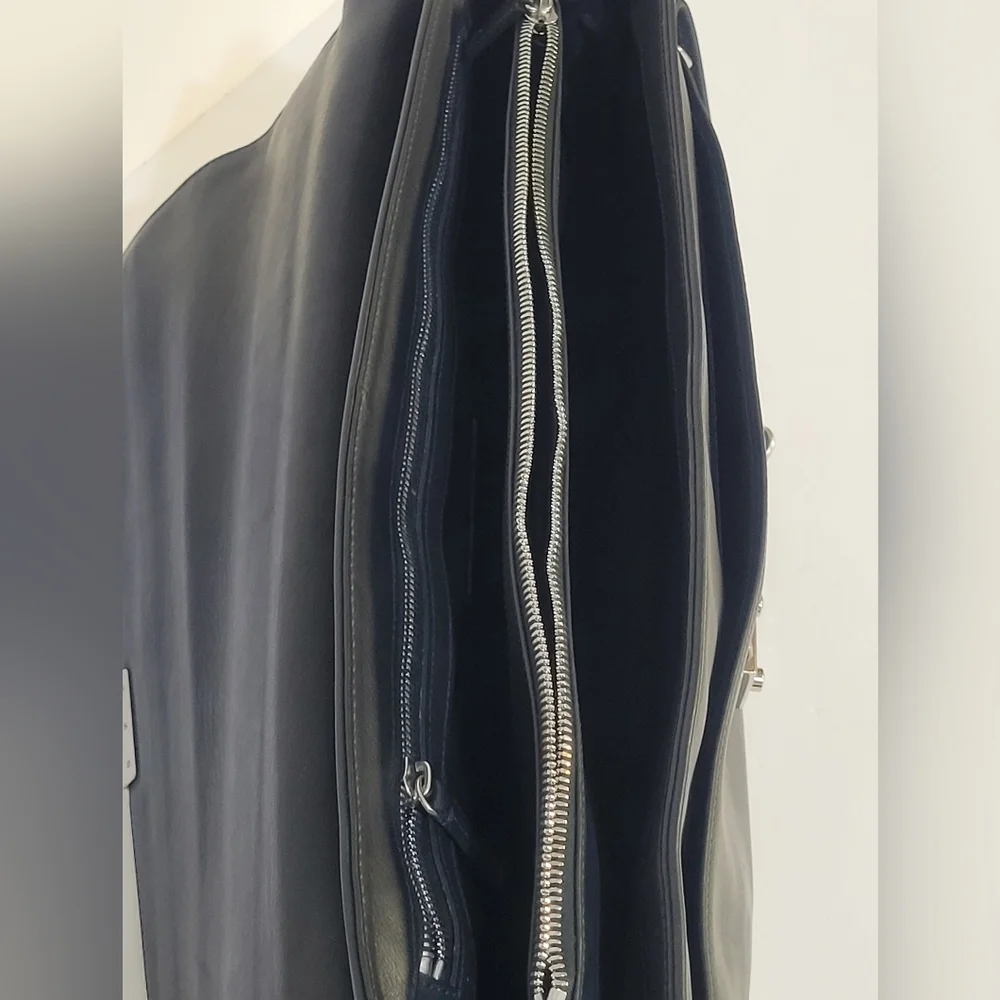 Coach Black Leather Men's Briefcase